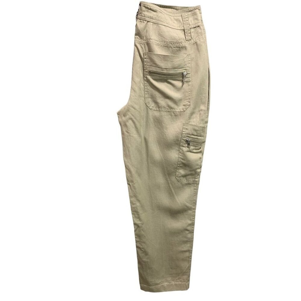 Small‎ TAGS Soft Lightweight Cargo Pants Women's New Tan Tencell